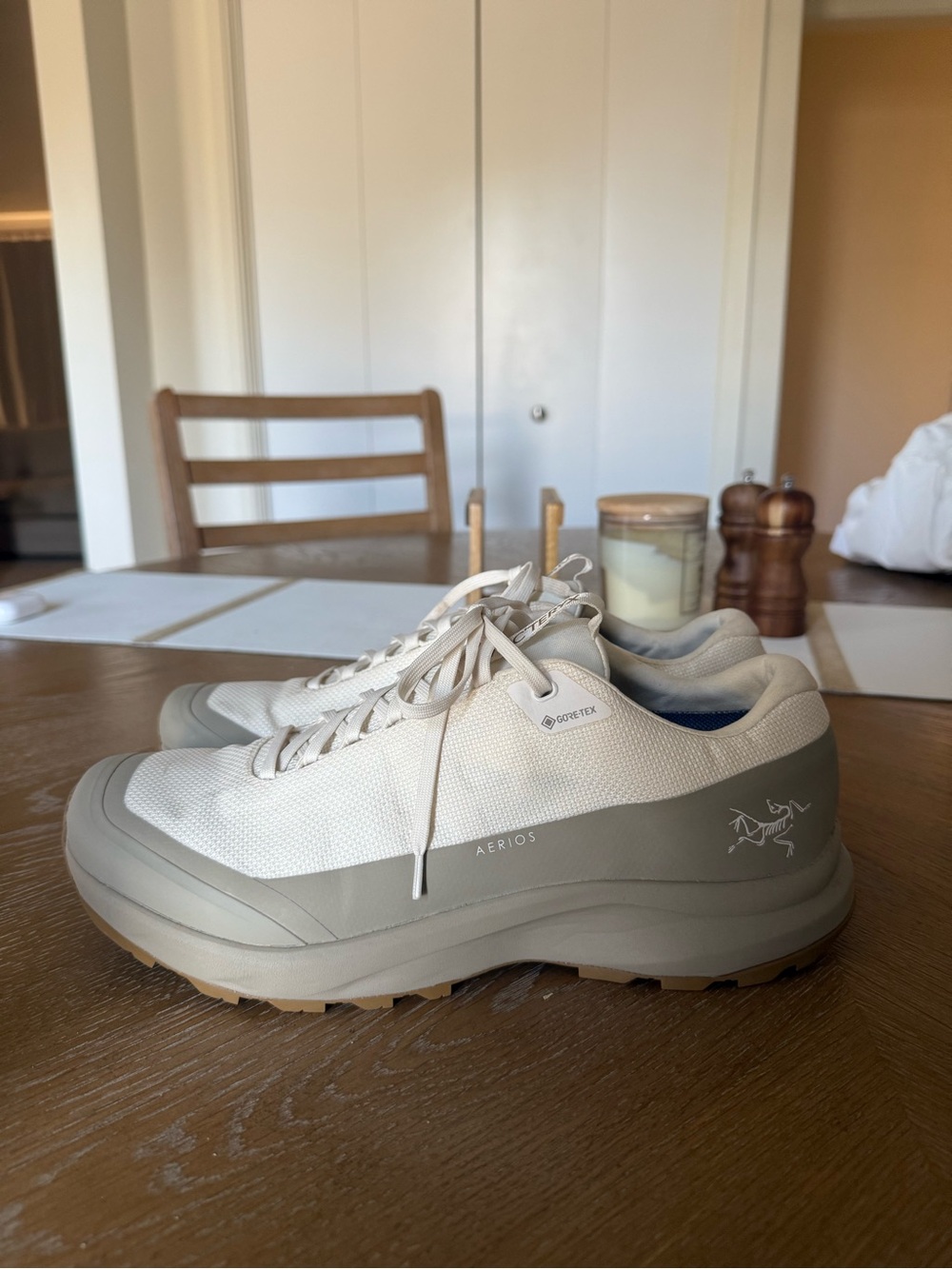 Arc'teryx Men’s Off-White Low-Top Sneakers